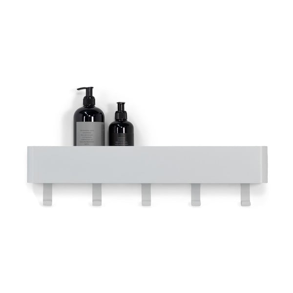 Balts tērauda sienas vannas istabas plaukts Multi – Spinder Design