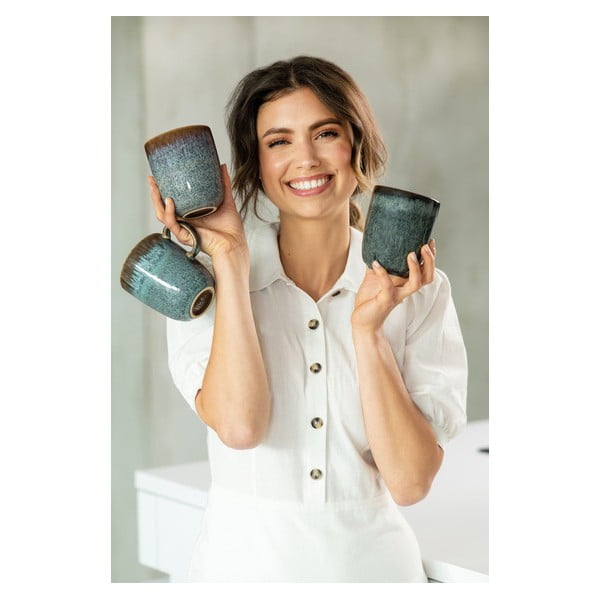 Zili brūna keramikas krūze Villeroy & Boch Like Lave, 400 ml-image-3