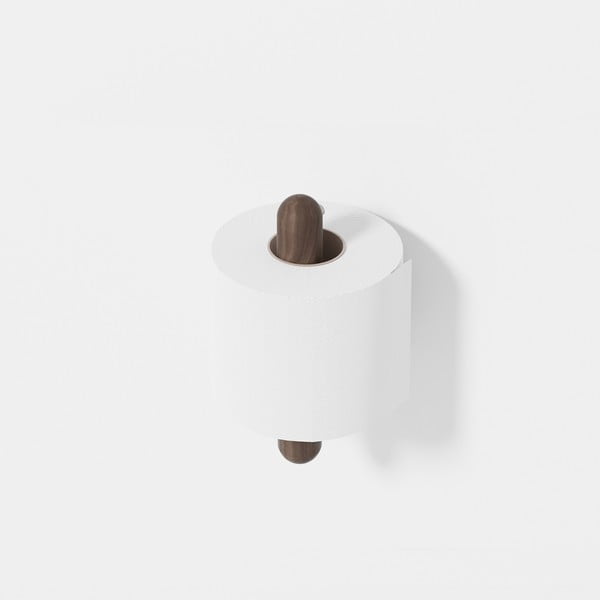 Valrieksta koka sienas tualetes papīra turētājs Wireworks Yoku-image-2