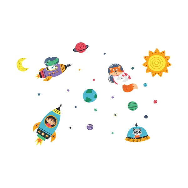 Bērnu sienas uzlīmes Ambiance Space-image-2