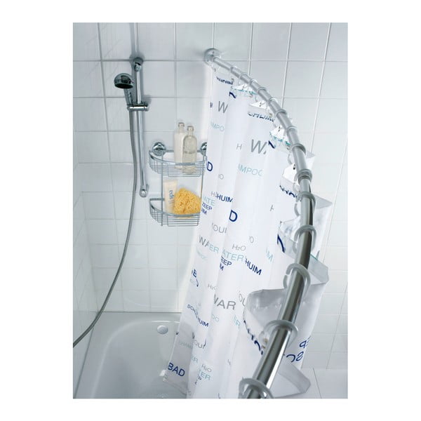 Sudraba teleskopiskais kronšteins dušas aizkaram Wenko-image-3