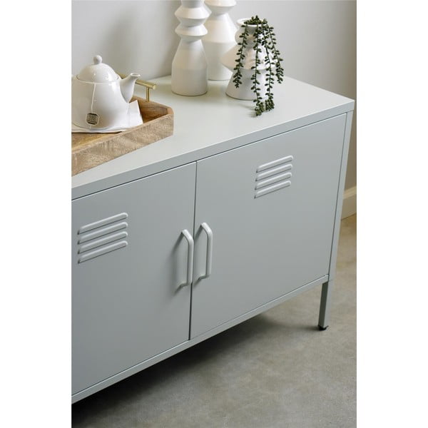 Zaļš metāla skapītis 100x64x40 cm Mission District – Støraa-image-1