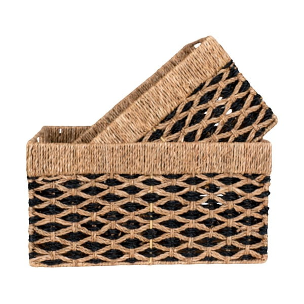 Uzglabāšanas grozi no jūraszāles (2 gab.) 25x40x21 cm Salar – House Nordic-image-2