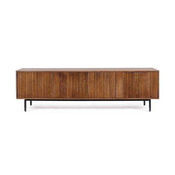 Dabīga toņa mango masīvkoka TV galdiņš 170x50x40 cm Tadita – Bizzotto