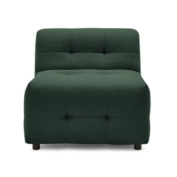 Tumši zaļš dīvāna modulis Kleber – Bobochic Paris