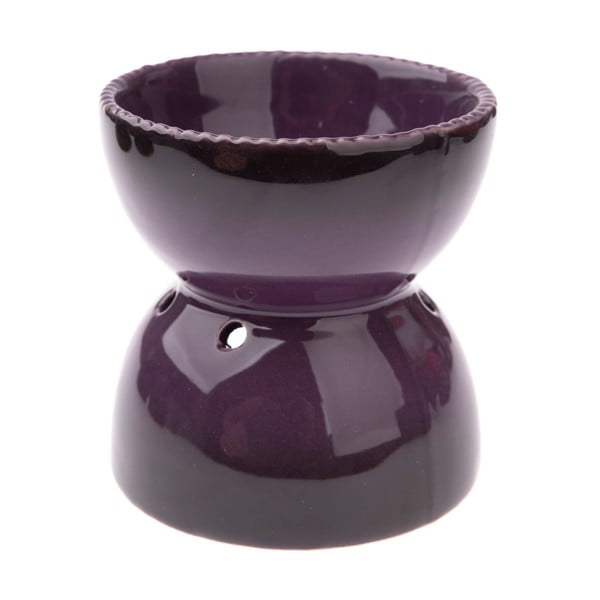 Violeta keramikas aromterapijas lampa Dakls, augstums 11,5 cm