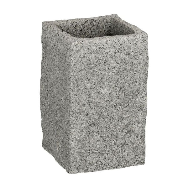 Pelēks zobu birstes trauks Wenko Granite-image-1