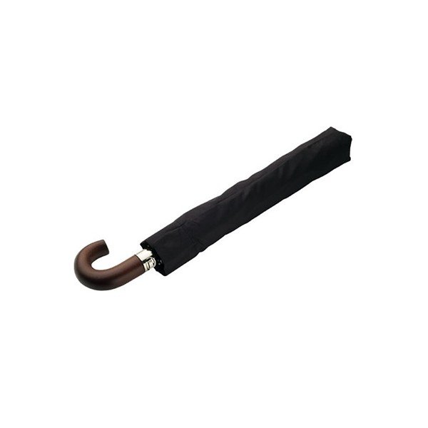 Melns saliekams lietussargs Ambiance Gentleman, ⌀ 100 cm-image-1