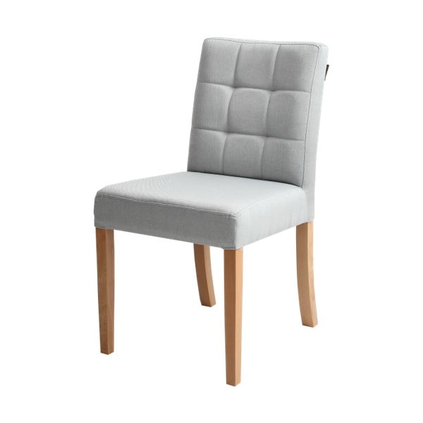 Pelēks krēsls ar dabīgām kājām Custom Form Wilton