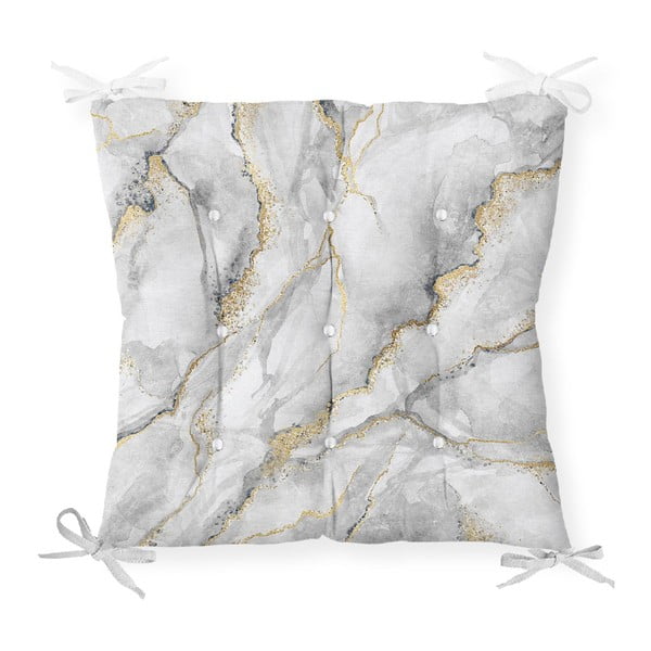 Spilvendrāna Minimalist Cushion Covers Marble Gray Gold, 40 x 40 cm
