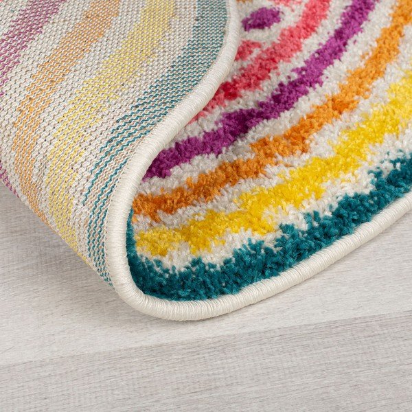 Apaļš paklājs 100x100 cm Rainbow Spot – Flair Rugs-image-2
