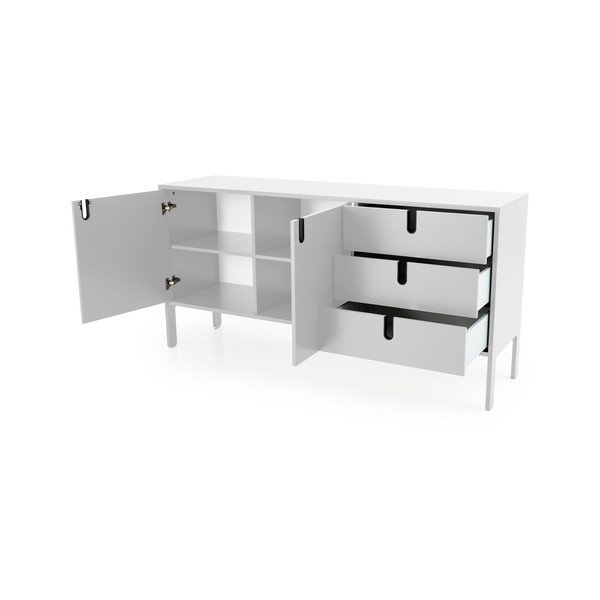 Balta kumode Tenzo Uno, platums 171 cm-image-3