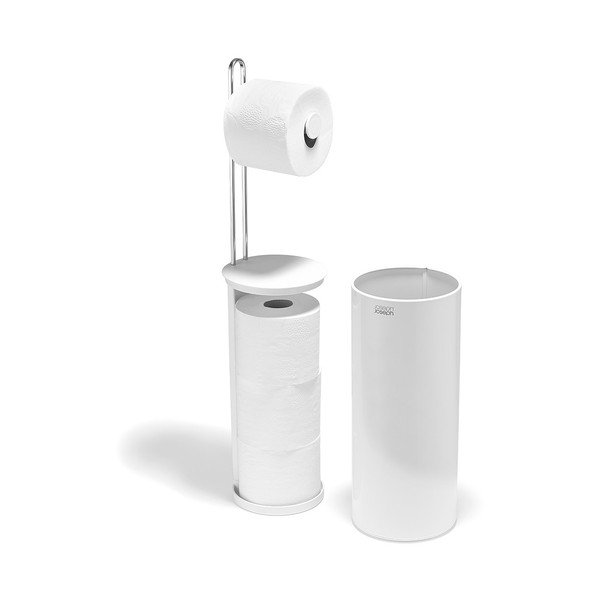 Balts plastmasas tualetes papīra turētājs EasyStore – Joseph Joseph-image-3