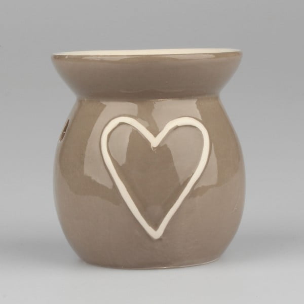 Keramikas aromterapijas lampa Dakls Heart, augstums 10 cm