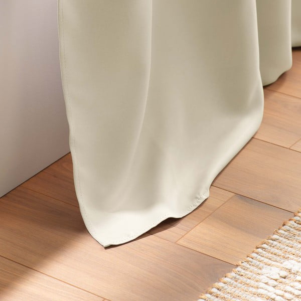 Bēšs gaismu necaurlaidīgs aizkars 135x180 cm Occult – douceur d'intérieur-image-3