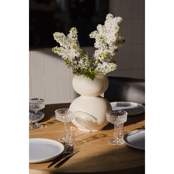 Bēša keramikas vāze (augstums 36 cm) Tuga – noo.ma-image-1