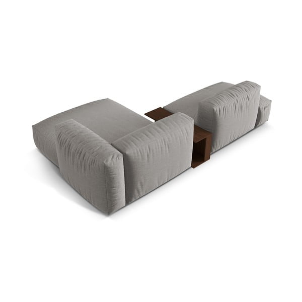 Gaiši pelēks modulārais stūra dīvāns (ar labo stūri) Martina – Micadoni Home-image-3