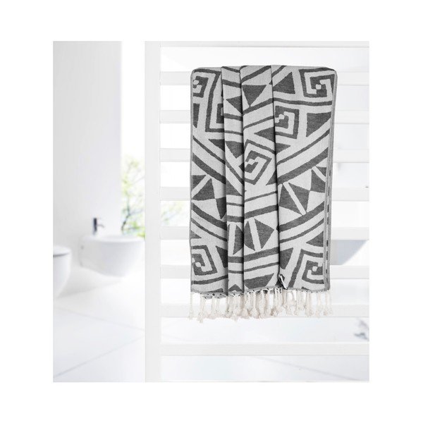 Melns hamama dvielis Kate Louise Mirabelle, 165 x 100 cm-image-4