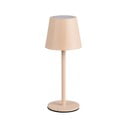 Krēmkrāsas LED galda lampa ar metāla abažūru (augstums 21 cm) Diaz – Reality