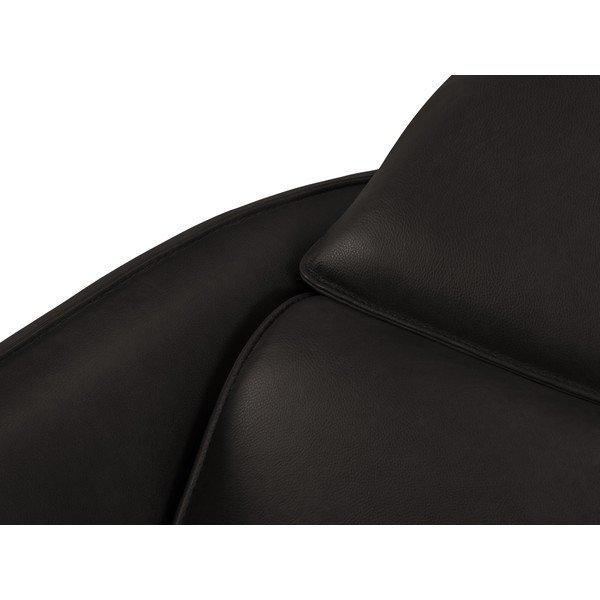 Melns ādas atpūtas krēsls Hubble – Windsor & Co Sofas-image-4
