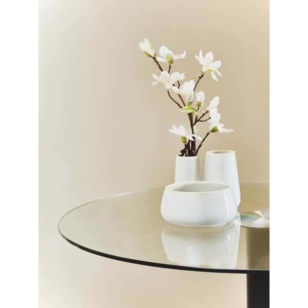 Apaļš ēdamgalds ar stikla galda virsmu ø 90 cm Metropolitan – Premier Housewares-image-2