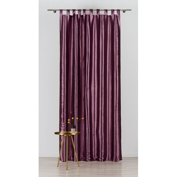 Tumši violets aizkars 140x245 cm Royal Taffeta – Mendola Fabrics