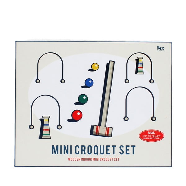 Galda krokets Mini Croquet Set – Rex London-image-2