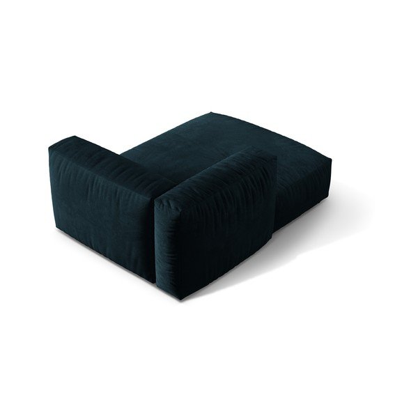 Tumši zila samta modulārā dīvāna daļa (ar kreiso stūri) Martina – Micadoni -image-2