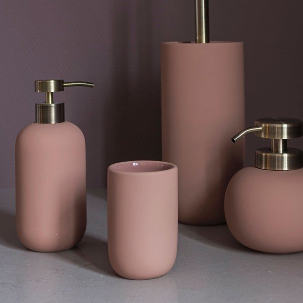 Rozā keramikas tualetes birste Lotus – Mette Ditmer Denmark-image-4