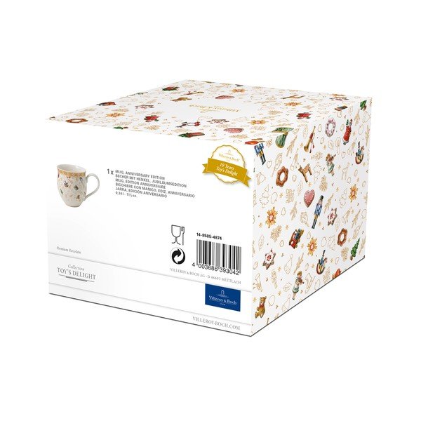 Balta porcelāna krūze ar Ziemassvētku motīvu Villeroy & Boch-image-3