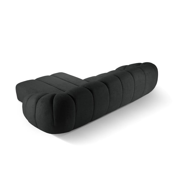 Melns stūra dīvāns (ar labo stūri) Diana – Micadoni -image-3