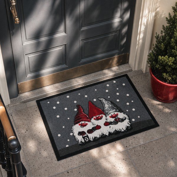 Durvju paklājs Hanse Home Cristmas Dwarfes, 40 x 60 cm-image-1