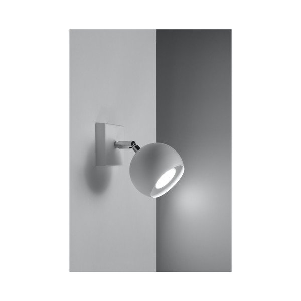 Balta sienas lampa Sollux Ollo-image-1