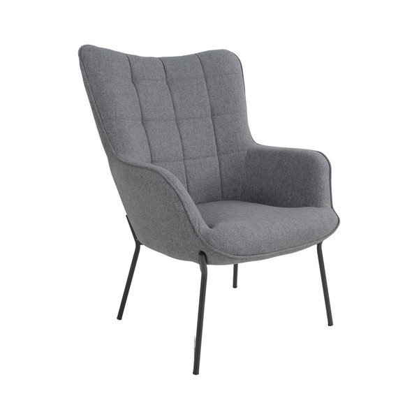 Pelēks atpūtas krēsls House Nordic Glasgow-image-3