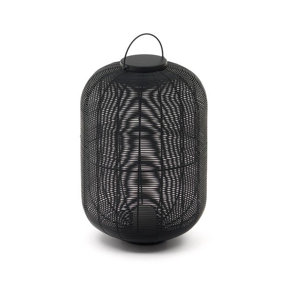 Melna LED galda lampa ar regulējamu spilgtumu (augstums 55 cm) Saranella – Kave Home-image-4