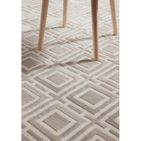 Krēmkrāsas paklājs 120x170 cm Perles Howlite – Elle Decoration-image-4