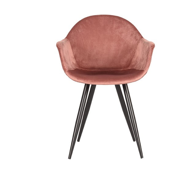 Gaiši rozā samta pusdienu krēsli (2 gab.) Forli – LABEL51-image-1
