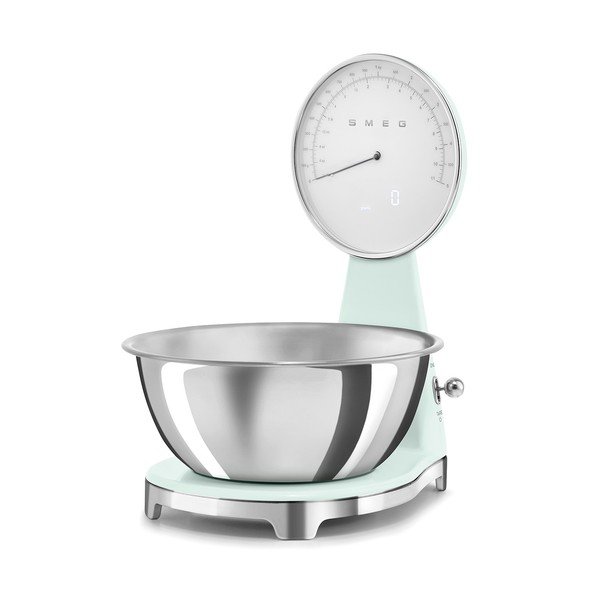 Gaiši zaļa plastmasa digitālie virtuves svari – SMEG-image-4
