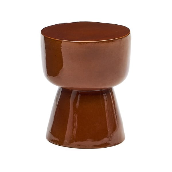 Keramikas apaļš dārza sānu galdiņš ø 36 cm Mesquida – Kave Home