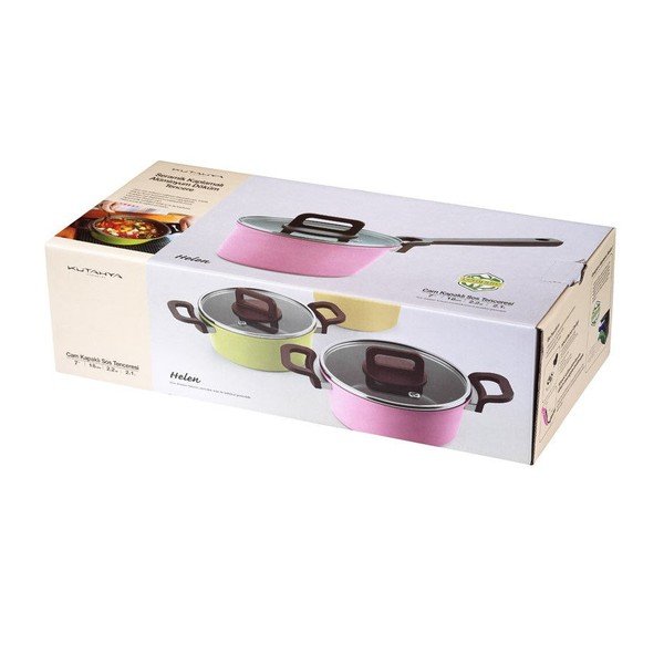Zila panna ar vāku Kutahya Saucepan-image-1