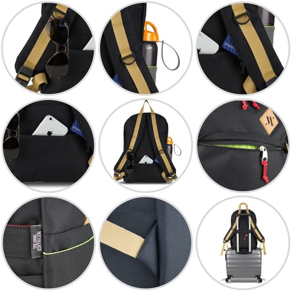 Zaļa mugursoma ar USB portu My Valice FREEDOM Smart Bag-image-2