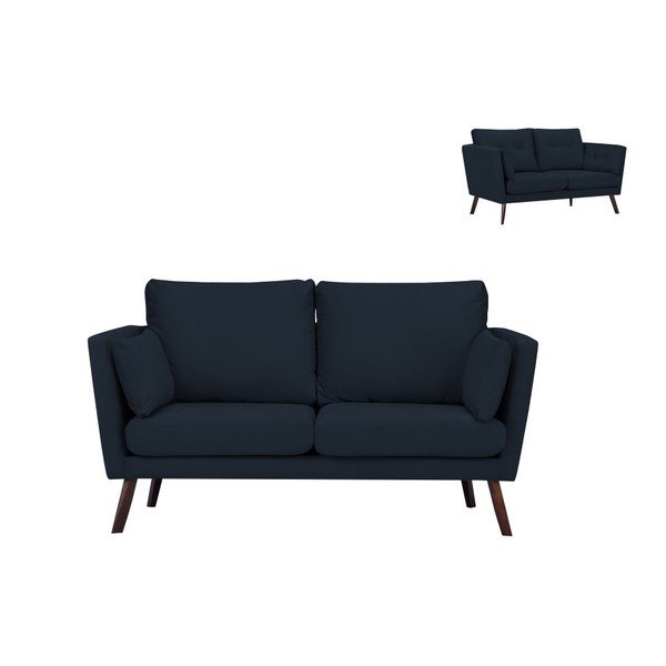 Tumši zils divvietīgs dīvāns Mazzini Sofas Elena-image-2