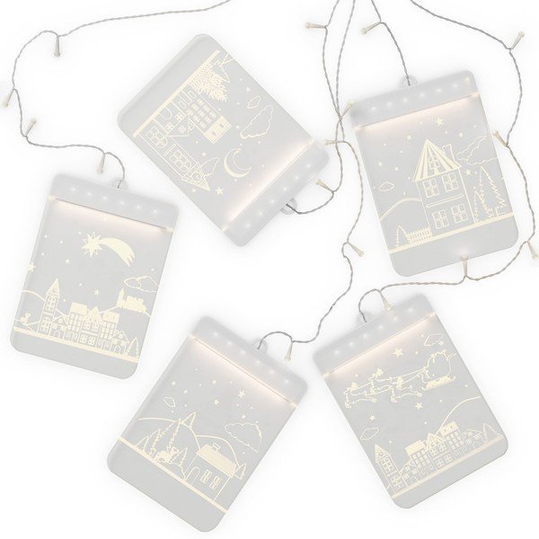 Ziemassvētku lampiņu virtene 150 cm Christmas City – DecoKing-image-1