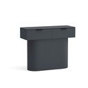 Antracīta pelēks konsoles galds 36x100 cm Totem – Teulat