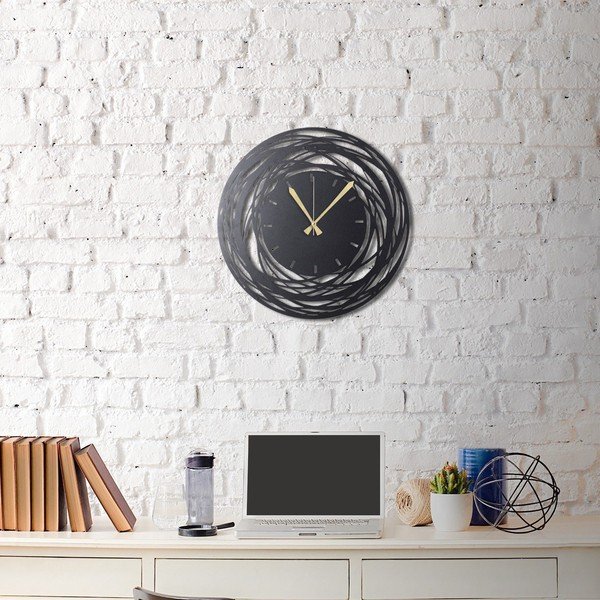 Metāla sienas pulkstenis Ball, ø 50 cm-image-1