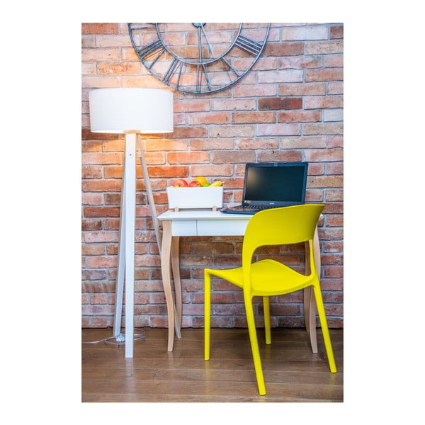 Balts rakstāmgalds Ragaba Lillo, garums 65 cm-image-1