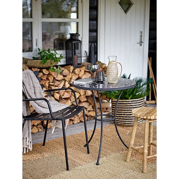 Melns metāla dārza krēsls Monsi – Bloomingville-image-1