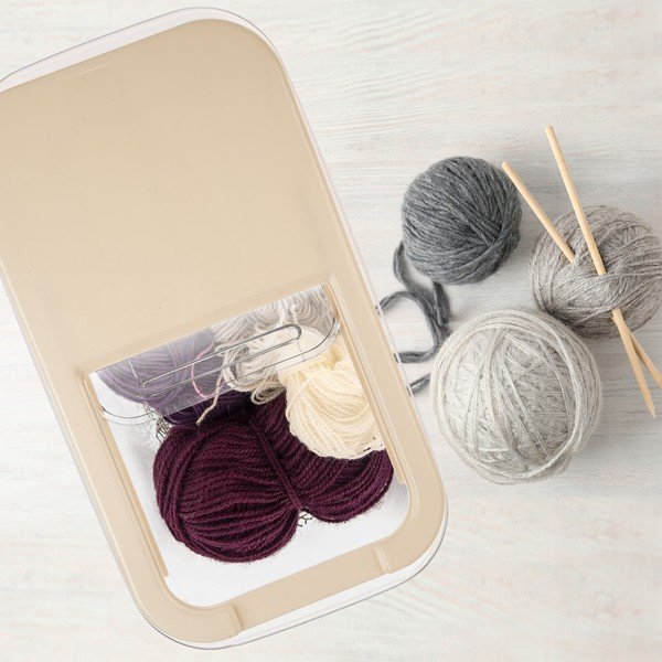 Plastmasas uzglabāšanas kaste ar vāku 35x20x23 cm Slop – Orion-image-2