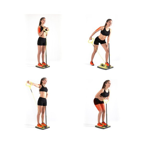 Sēžamvietas un kāju nostiprināšanas platforma ar vingrinājumu instrukcijām InnovaGoods Fitness-image-3