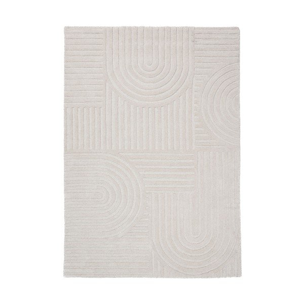 Ziloņkaula krāsas ar rokām darināts vilnas paklājs 200x290 cm Zen Garden – Flair Rugs